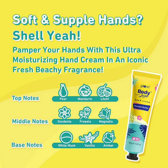 Plum Bodylovin' Hawaiian Rumba Hand Cream - 30 gm