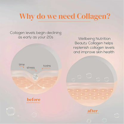 Wellbeing Nutrition Glow Korean Marine & Beauty Collagen Combo: Tropical Bliss & Mango Peach Flavor