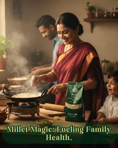 IKAI Organic Sorghum/Jowar Atta - 450 gm
