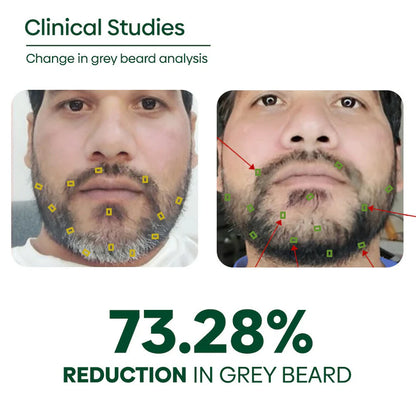 Rishi Natural Anti Grey Beard Wash Restore Natural Beard Color - 120 ml