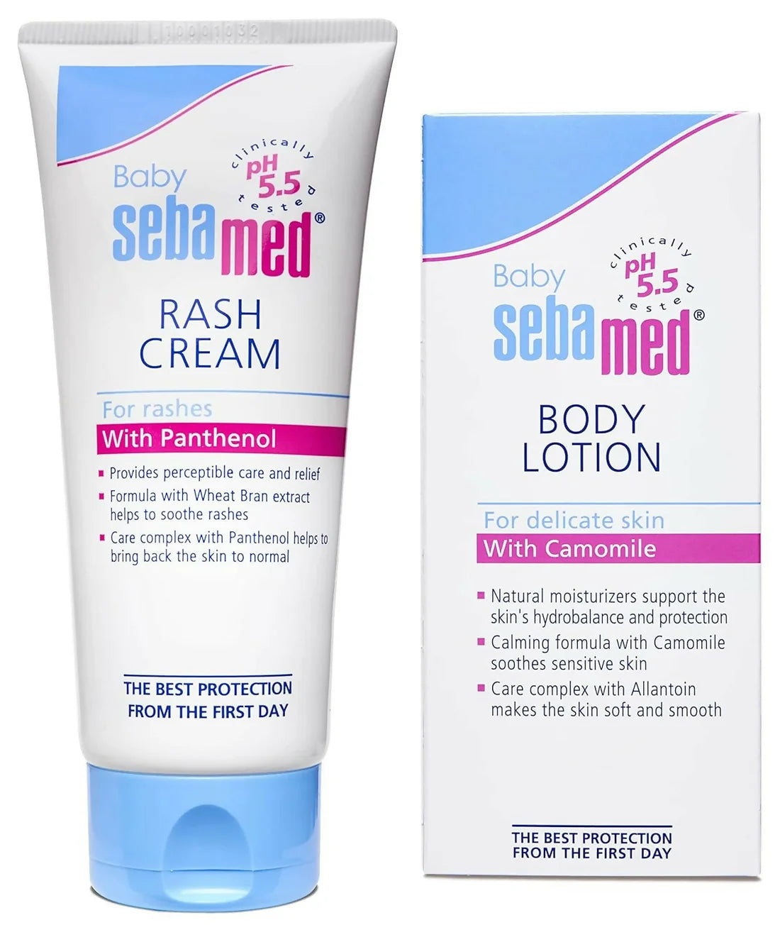 Sebamed Baby Rash Cream 100ml & Baby Lotion 100ml Combo - Combo