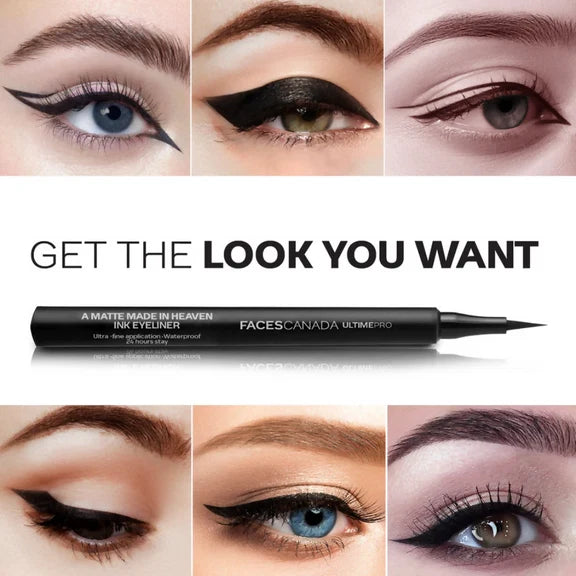 Faces Canada Ultime Pro A Matte Made in Heaven Ink liner Black - 1.2 gm