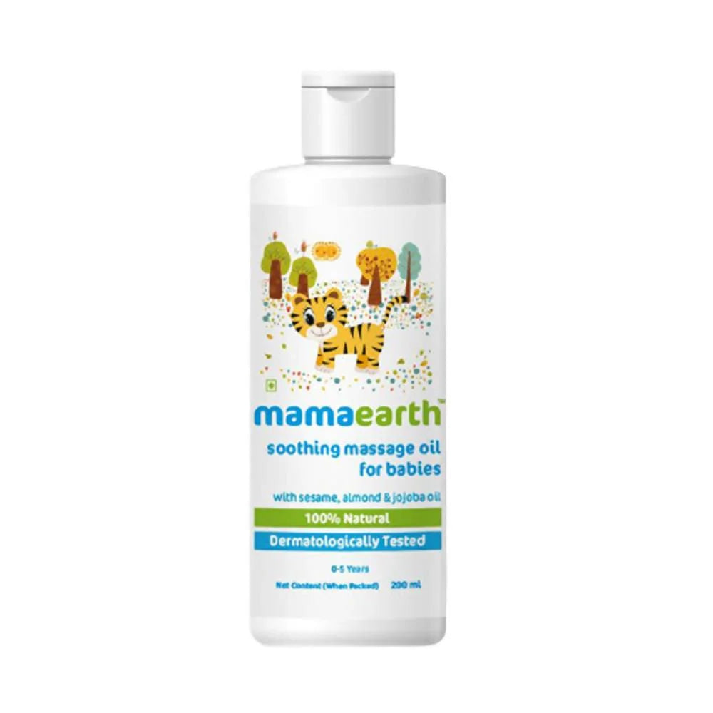 Mamaearth Soothing Massage Oil For Babies With Sesame, Almond & Jojoba Oil