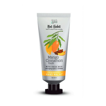 Nat Habit Mango Cinnamon Youth Hand Malai Hand Cream - 30 ml