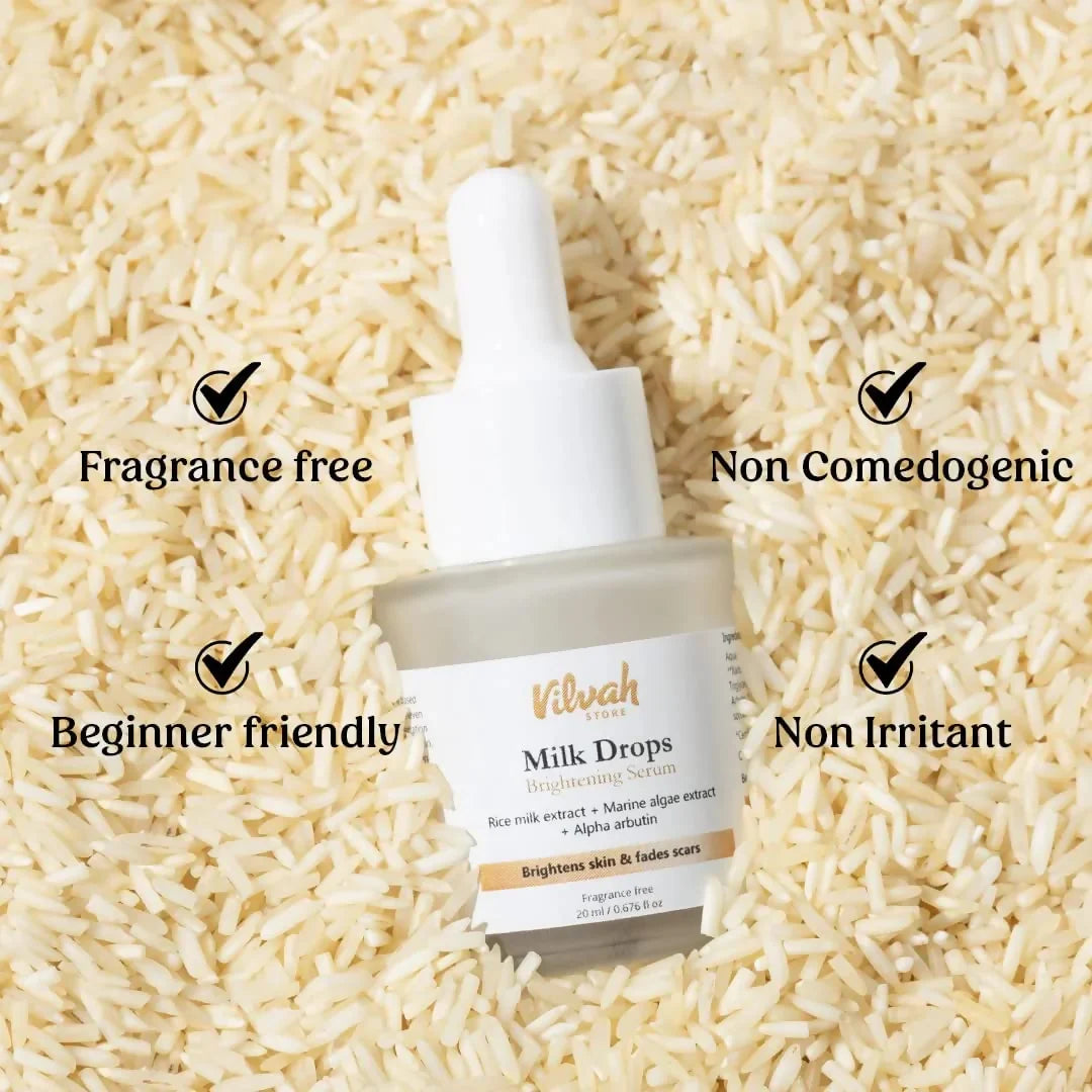 Vilvah Store Skin Brightening Face Serum & Sunscreen Combo