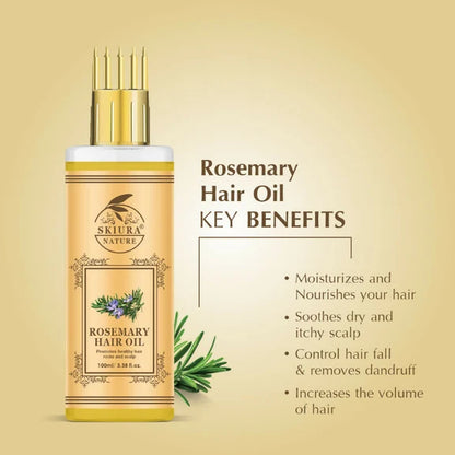 Skiura Nature Rosemary Oil For Fast Hair Growth And Healthy Scalp - 100 ml