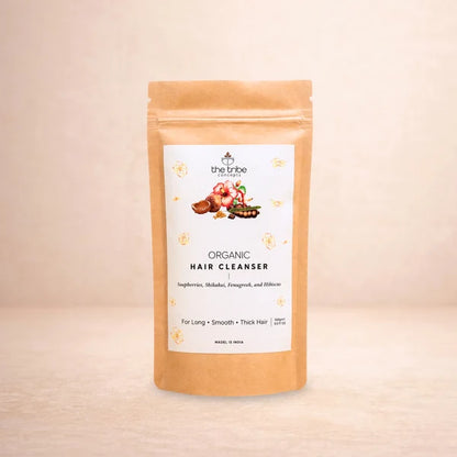 Organic Hair Cleanser - Natural Powdered Shikakai, Amla, Hibiscus Shampoo