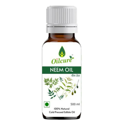 Oilcure Neem Oil Cold Pressed - 500 ml
