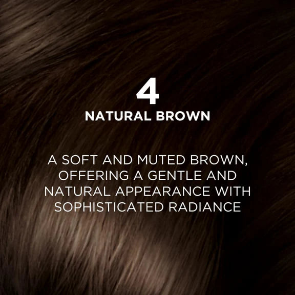 L'Oreal Paris Excellence Creme Hair Color, 4 Natural Brown - 72ml+100g