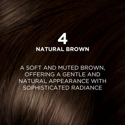 L'Oreal Paris Excellence Creme Hair Color, 4 Natural Brown - 72ml+100g