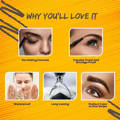 Faces Canada Ultime Pro Eyebrow Defining Pencil - Dark Brown 02 - 1.2 gm