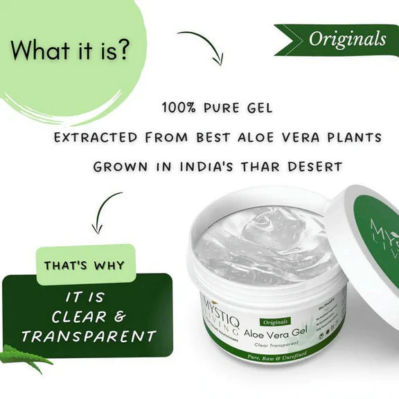 Mystiq Living Originals Aloe Vera Gel - 220 gm