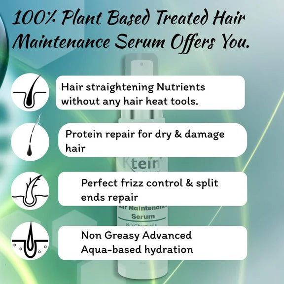 Ktein 100% Plant Based Treated Hair Maintenance Serum - 30 ml