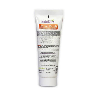 NutriGlow De Tan Scrub With Milk Protein & Mulethi - 65 gm