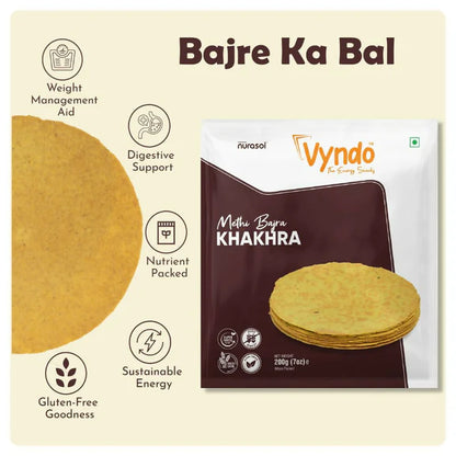 Vyndo Methi Bajra Khakhra