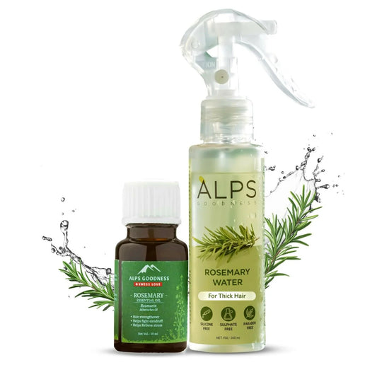 Alps Goodness Rosemary Haircare Power Duo with Rosemary Water & Rosemary Essential Oil -combo