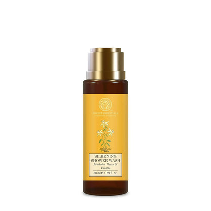 Forest Essentials Luxury Bath & Body Gift Set, Honey Vanilla Scented, Body Wash and Body Lotion