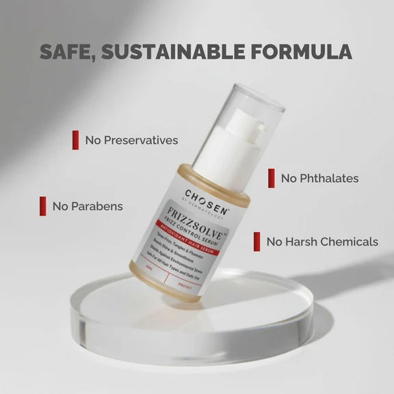 Chosen FrizzsolveFrizz Control Serum – Advanced Anti-Frizz Hair Serum With Astaxanthin - 30 ml