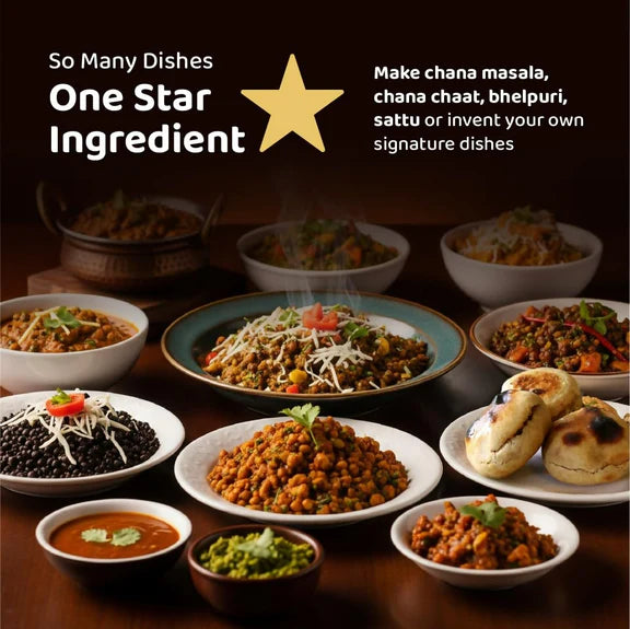 Dehaat Honest Farms Unpolished Kala Chana - Pesticide Free - 1 kg