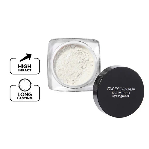 Faces Canada Ultime Pro Eye Pigment - Silver 01 - 1.8 gm