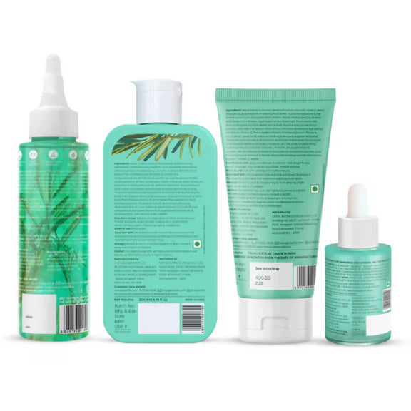 PLIX The PLIX The Plant Fix Rosemary Anti Hairfall Kit - Hair Oil, Shampoo, Conditioner & Serum - KitPlant Fix Rosemary Anti Hairfall Kit - Hair Oil, Shampoo, Conditioner & Serum - Kit