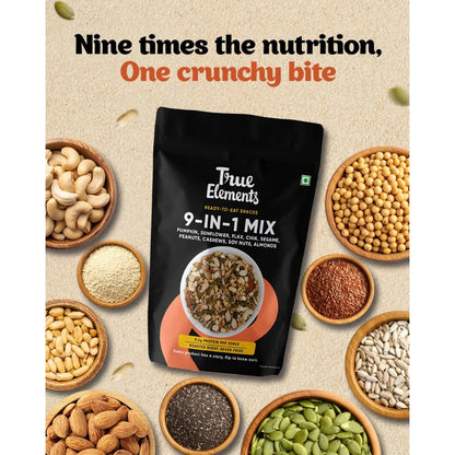 True Elements 9 in 1 Snack Mix - 125 gm