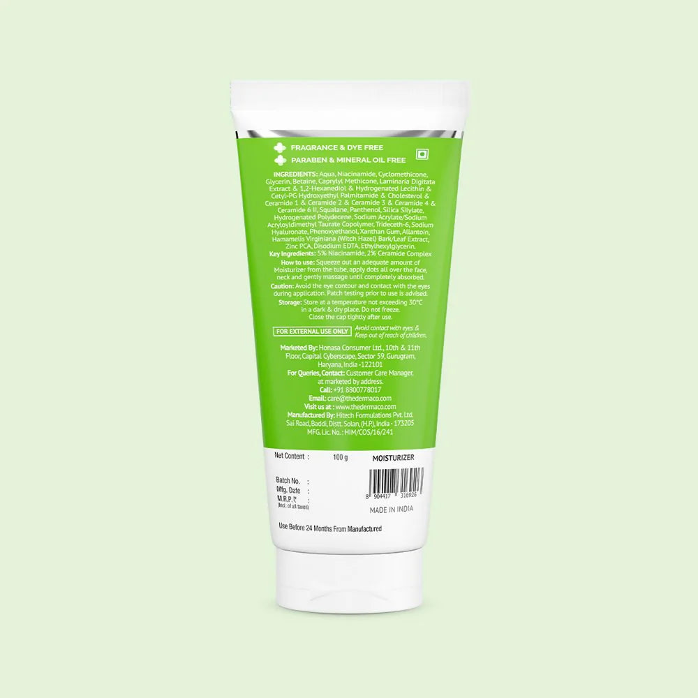The Derma Co 5% Nia-Ceramide Mattifying Moisturizer - 100 gm