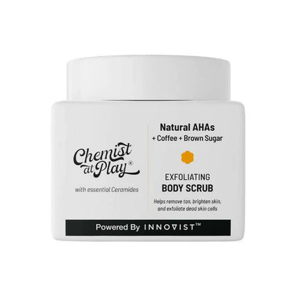 Chemist At Play Exfoliating Body Scrub For Removing Tan & Dead Skin Cells, Men & Women - 75 gm