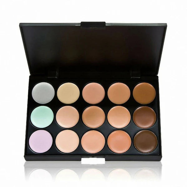 Favon Fab Secret Professional 15 Color Contour/Concealer Palette - 15 gm