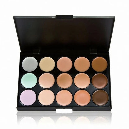 Favon Fab Secret Professional 15 Color Contour/Concealer Palette - 15 gm