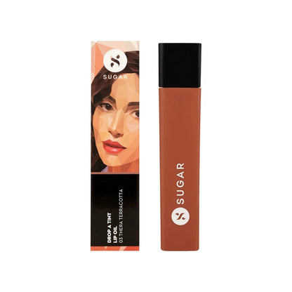 SUGAR Drop A Tint Lip Oil - 03 Thera Terracotta - 4 ml