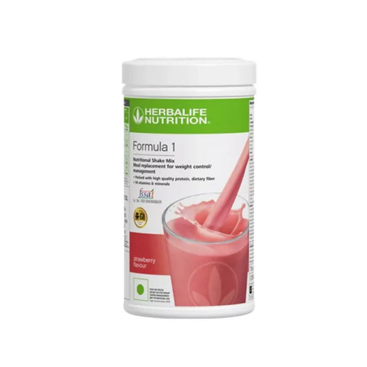 Herbalife Formula 1 Nutritional Shake Mix - Strawberry Flavor - 500 gm