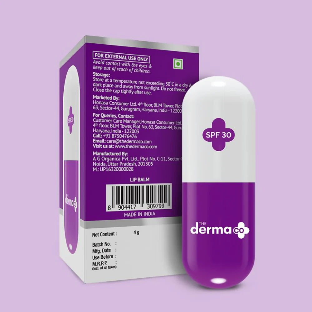 The Derma Co 1% Ceramide Complex Lip Balm With Ceramides & Vitamin E