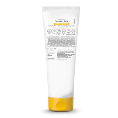 Cetaphil Sun SPF 50 Light Gel Mineral Base For Normal, Dry & Oily Skin - 50 ml