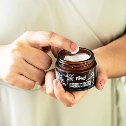 Vilvah Store Ultra Moisturising Cream With Olive Squalene And White Lily