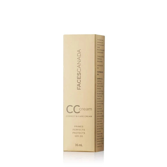 Faces Canada Color Correcting CC Cream with SPF 20 - Natural Hydrates - 35 gm