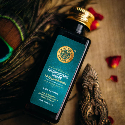 Kottamchukkadi Pain Relief Thailam for Joint or Muscle Pain, Inflammation, Swelling, Stiffness, Back Pain