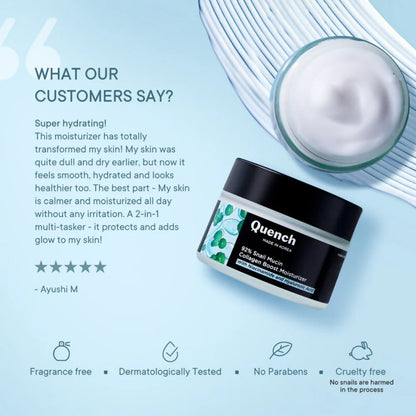 Quench 92% Snail Mucin Collagen Boost Moisturizer - 50 ml