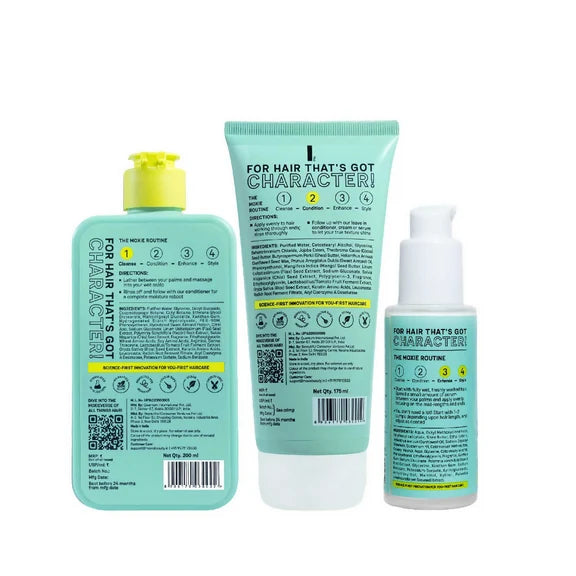 Moxie Beauty Ditch-The-Frizz Trio - combo