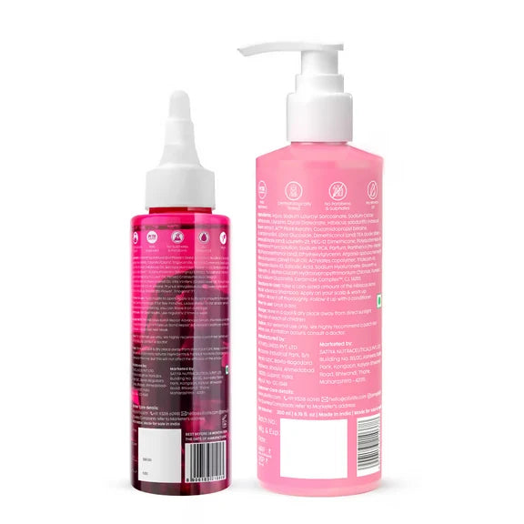 PLIX The Plant Fix Hibiscus Bond Repair Advanced Hair Oil & Shampoo - combo