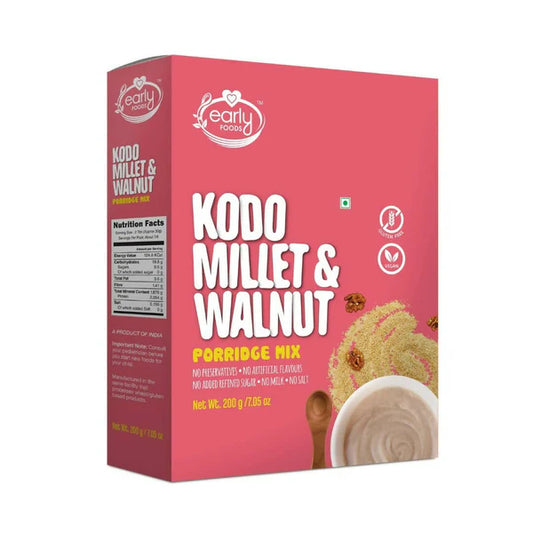 Early Foods Kodo Millet & Walnut Porridge Mix - 200 gm