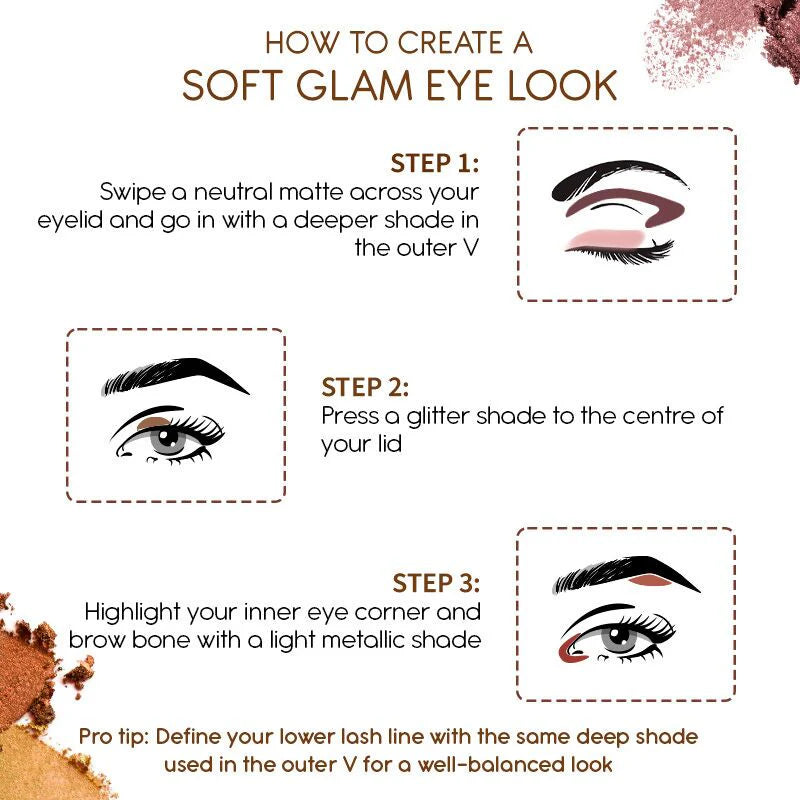 Kay Beauty By Katrina Kaif Multi Texture Eyeshadow Palette - Sunkissed