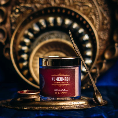 Kumkumadi Suvarna Ubtan - Saffron Face Pack for Glowing Skin, Pigmentation & Blemish Removal