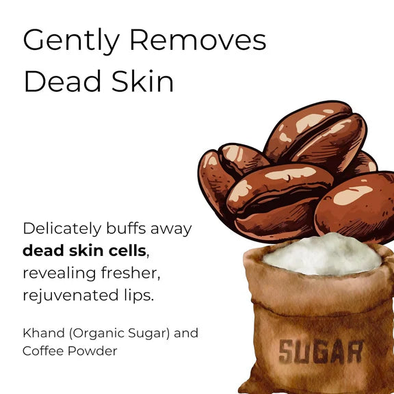 Noor Skincare Coffee Lip Scrub - 15 gm