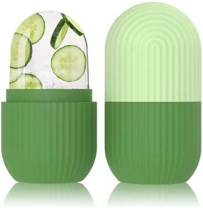 Episkey Ice Roller For Face Eyes and Neck To Brighten Skin & Enhance Your Natural Glow & De-Puff The Eye Area (Reusable) - Fev Green - 1 pc