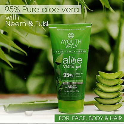 Ayouthveda Aloe Vera Face Gel - 150 gm