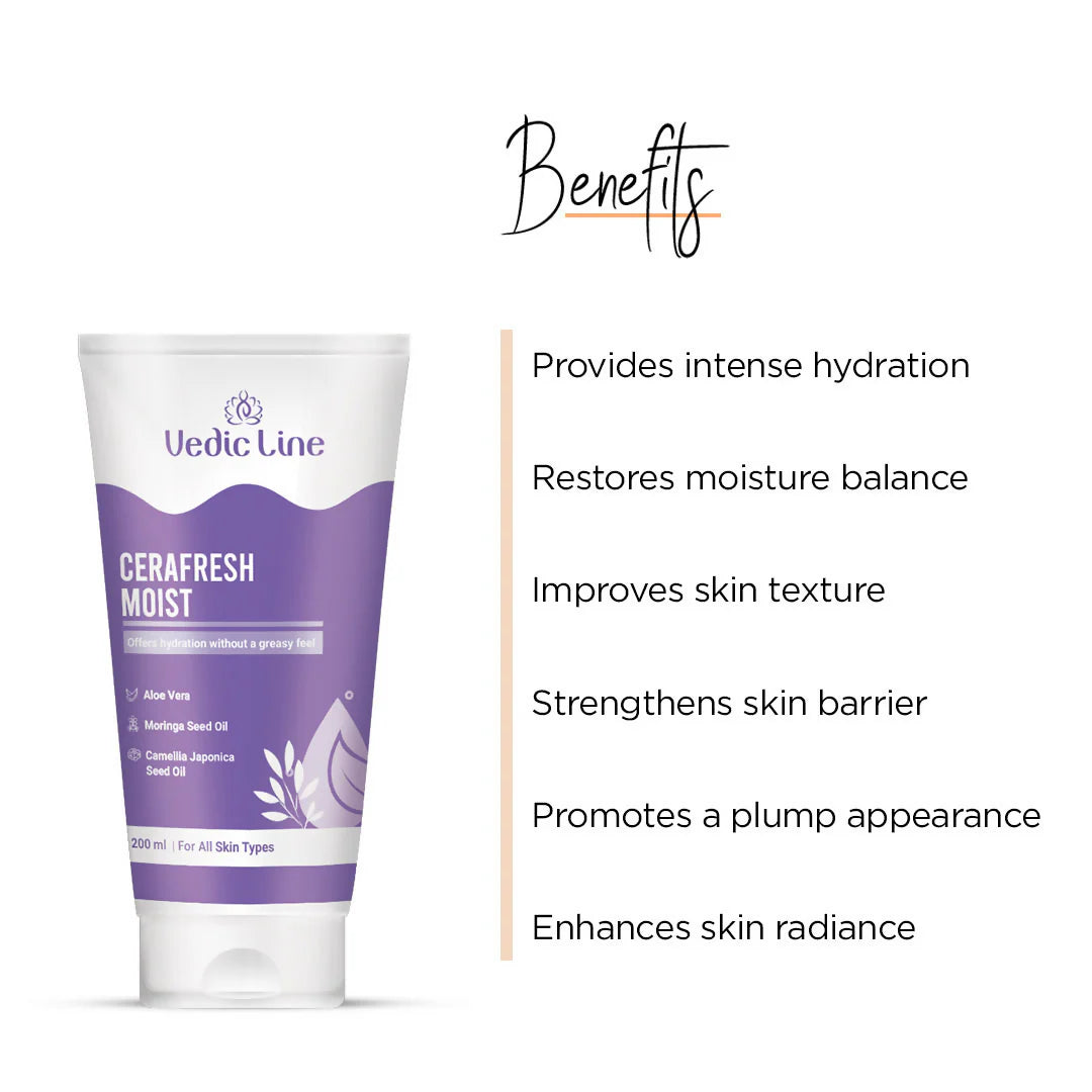 Vedic Line Cerafresh Moist Daily Moisturizer - 200 ml