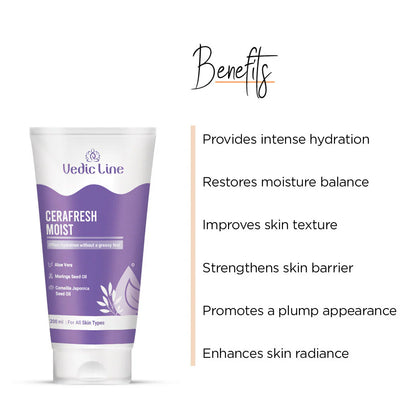 Vedic Line Cerafresh Moist Daily Moisturizer - 200 ml