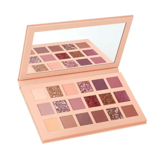 Favon Nude Professional Eyeshadow Palette - 18 gm