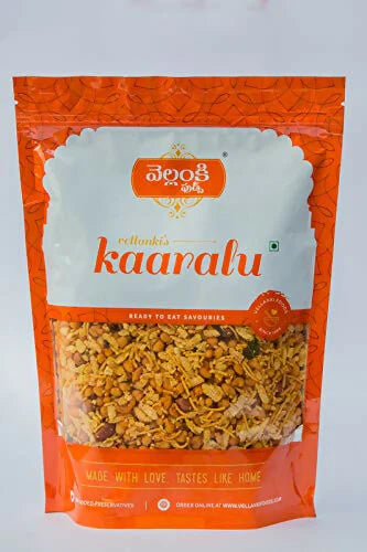 Vellanki Foods Namkeen Combo Pack (250g Each) - Muruku, Chegodi, Vampoosa, Mixture - combo